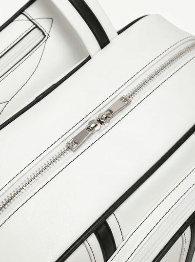 Padded paddle sleeve detail on Rally Court Tote in White