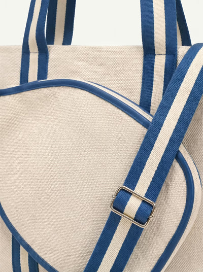 Padded paddle sleeve detail on Rally All Day Tote in Blue