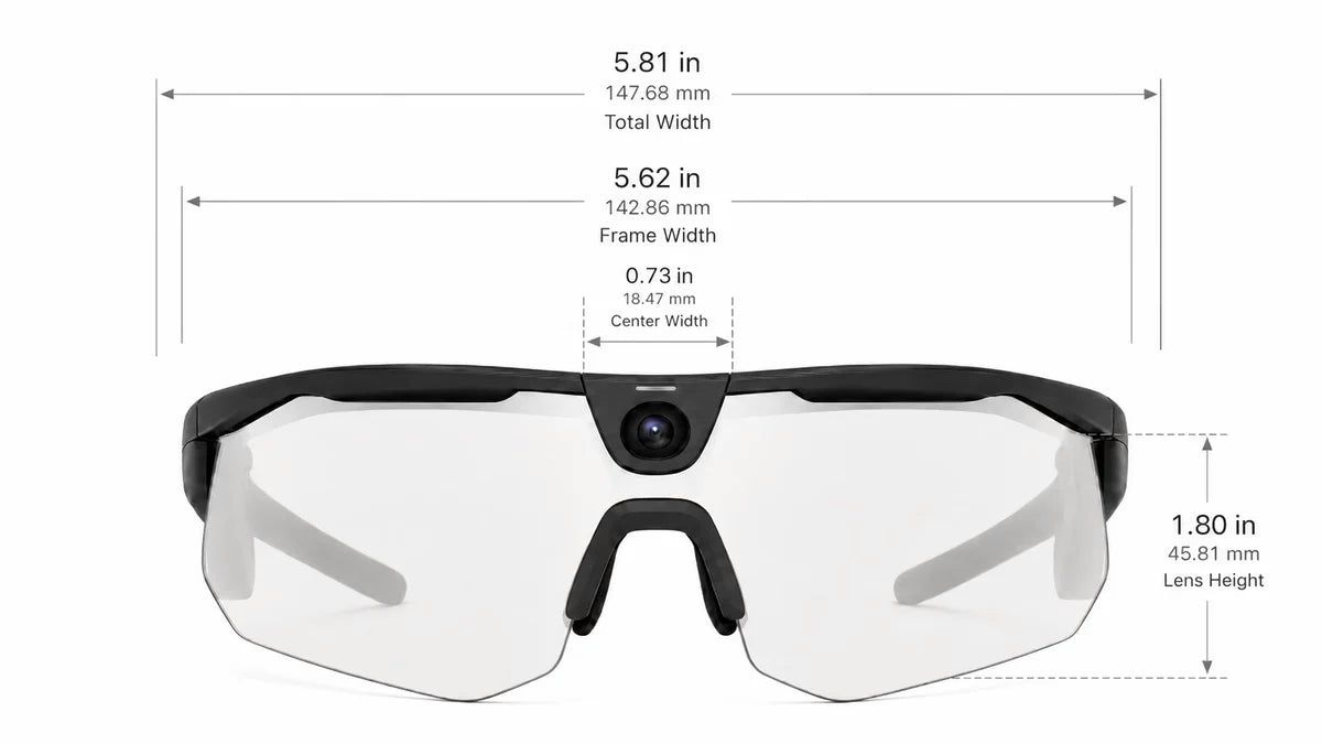 Dimensions front view