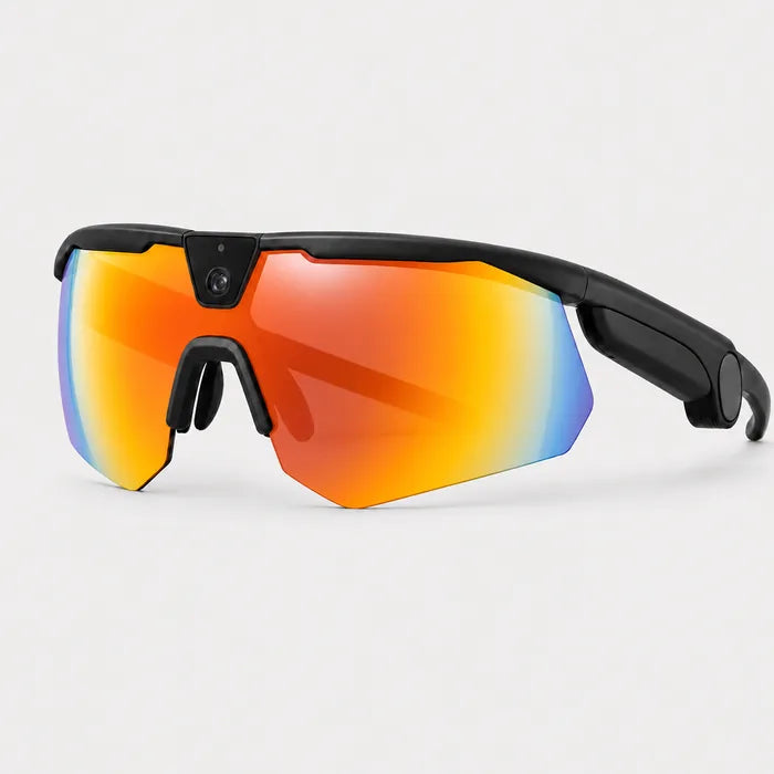 Rally Vision camera glasses, orange