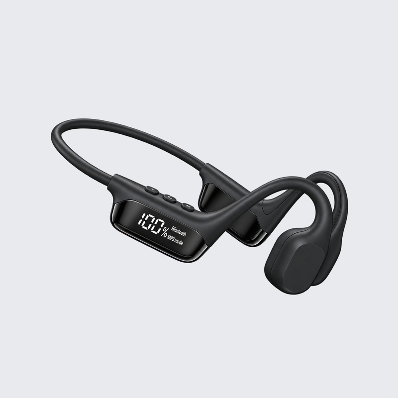 Rally Audio™ – Open-Ear Cycling Headphones in Black